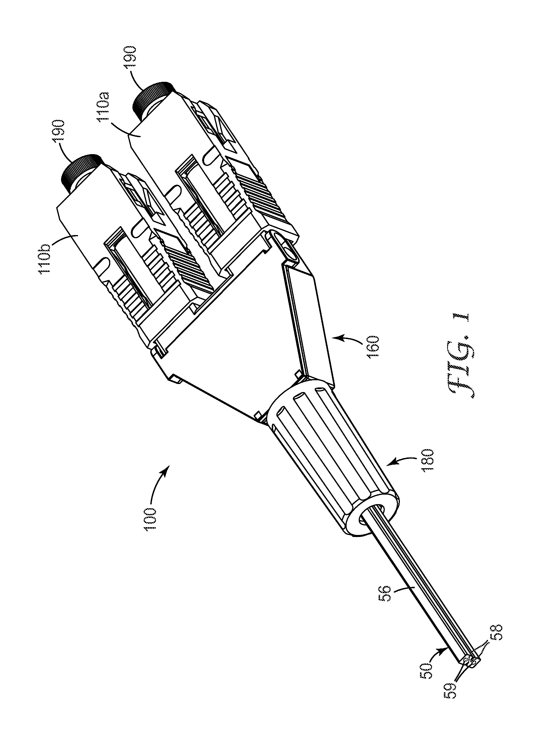 Field mountable duplex optical fiber connector with mechanical splice elements