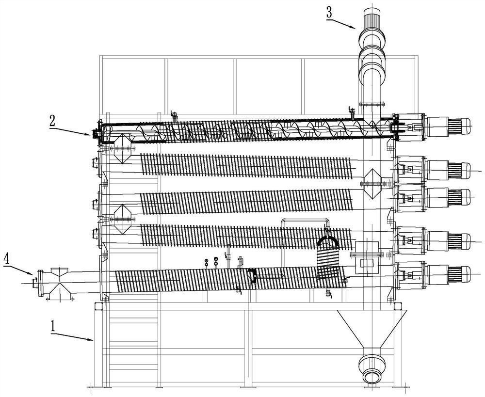 Accurate temperature control continuous seed frying machine