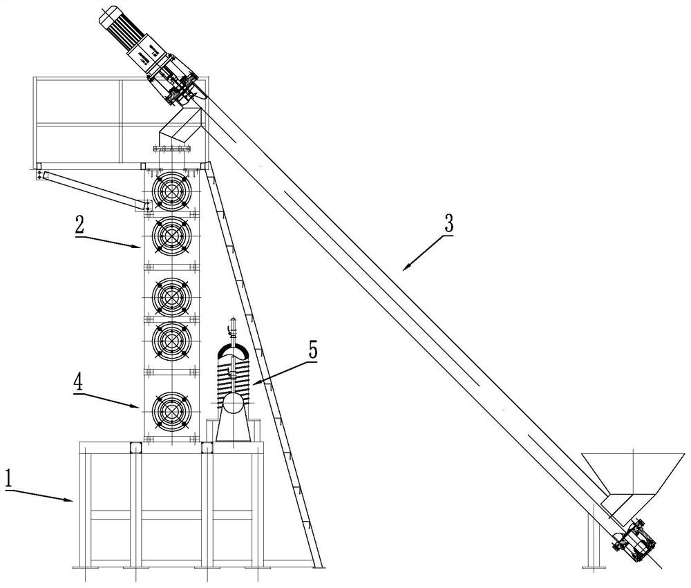 Accurate temperature control continuous seed frying machine