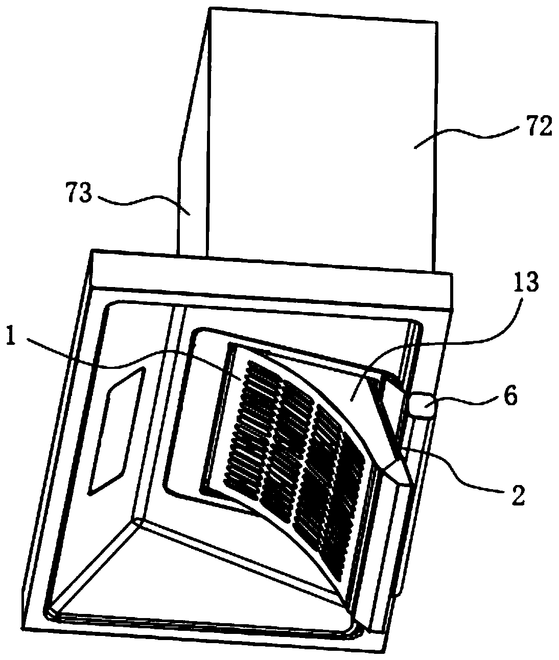 Range hood capable of controlling air inlet area