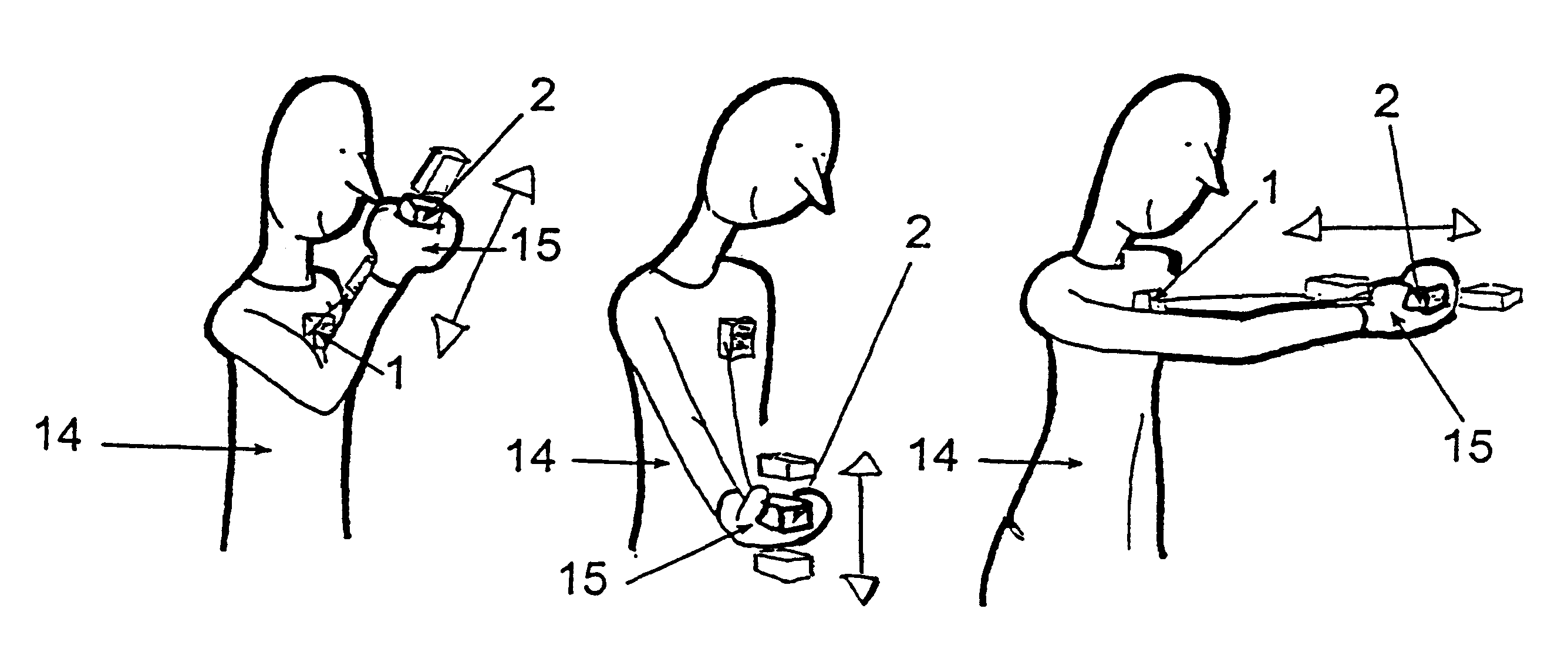 User interface for selecting functions in an electronic hardware