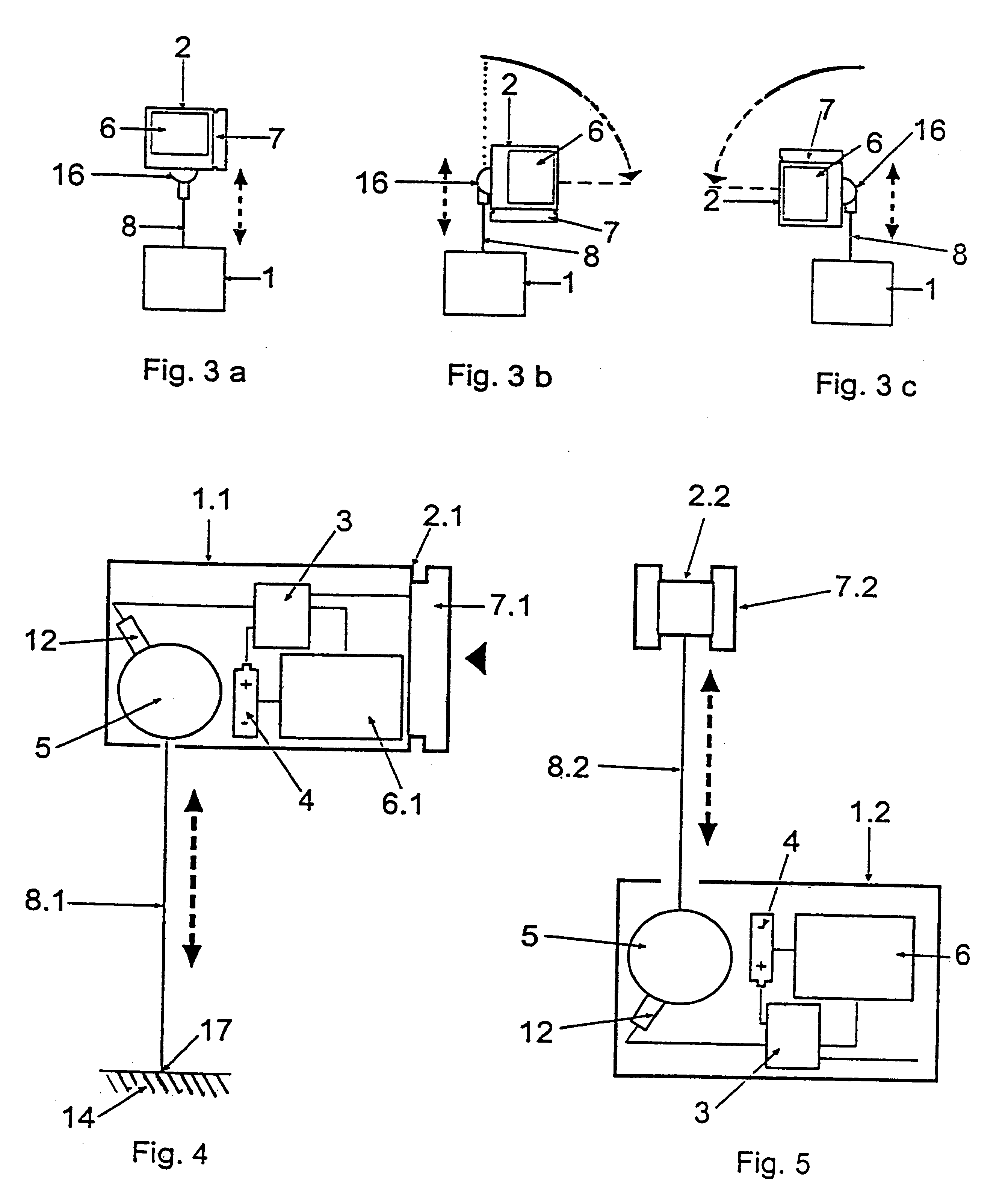 User interface for selecting functions in an electronic hardware