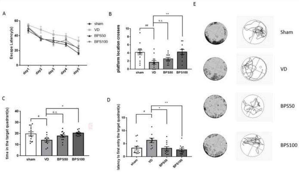 Application of beraprost sodium as medicine for improving vascular dementia