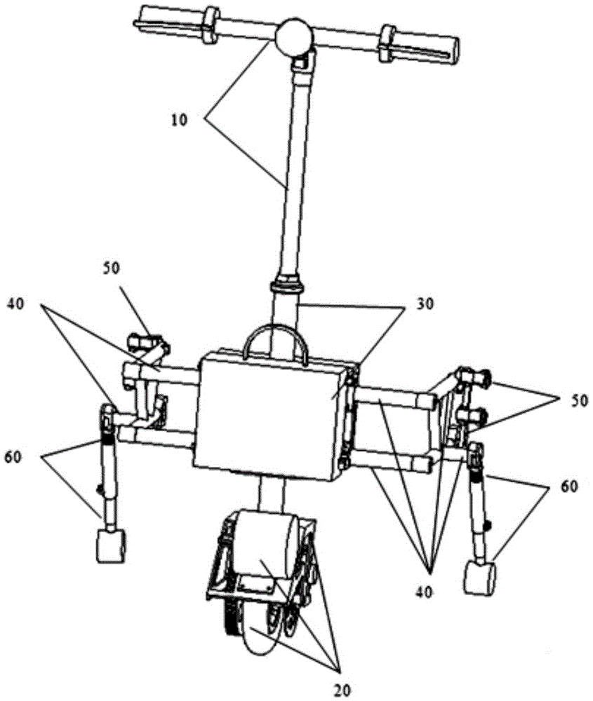 A combined electric wheelchair head