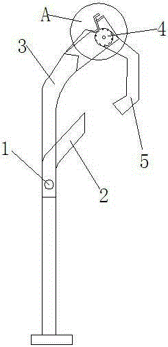 Medical optometry mirror with clamping mechanism