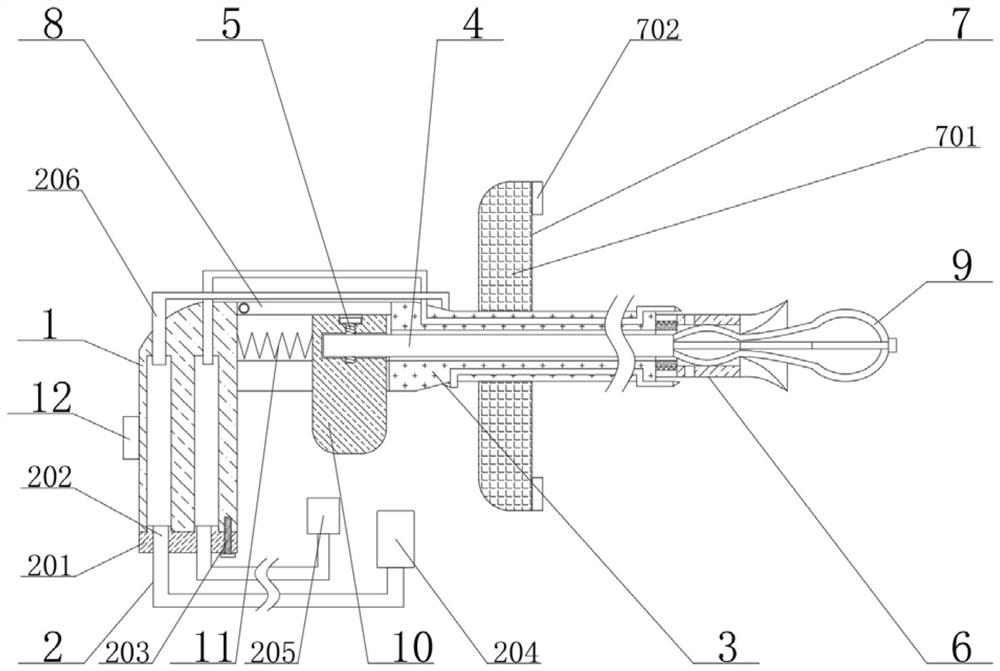 Percutaneous transhepatic sinus calculus removing device based on hepatobiliary surgery and using method thereof