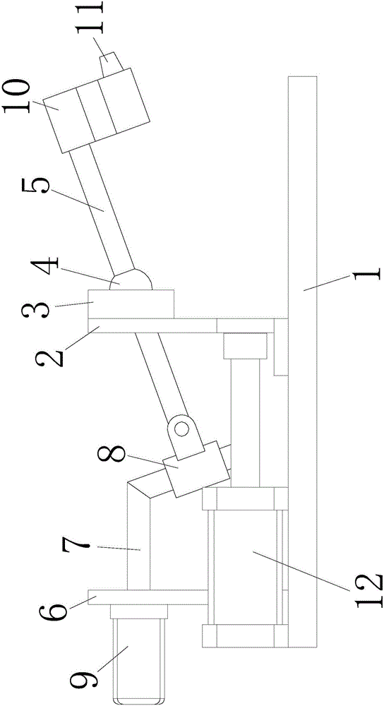 Rotary spraying device