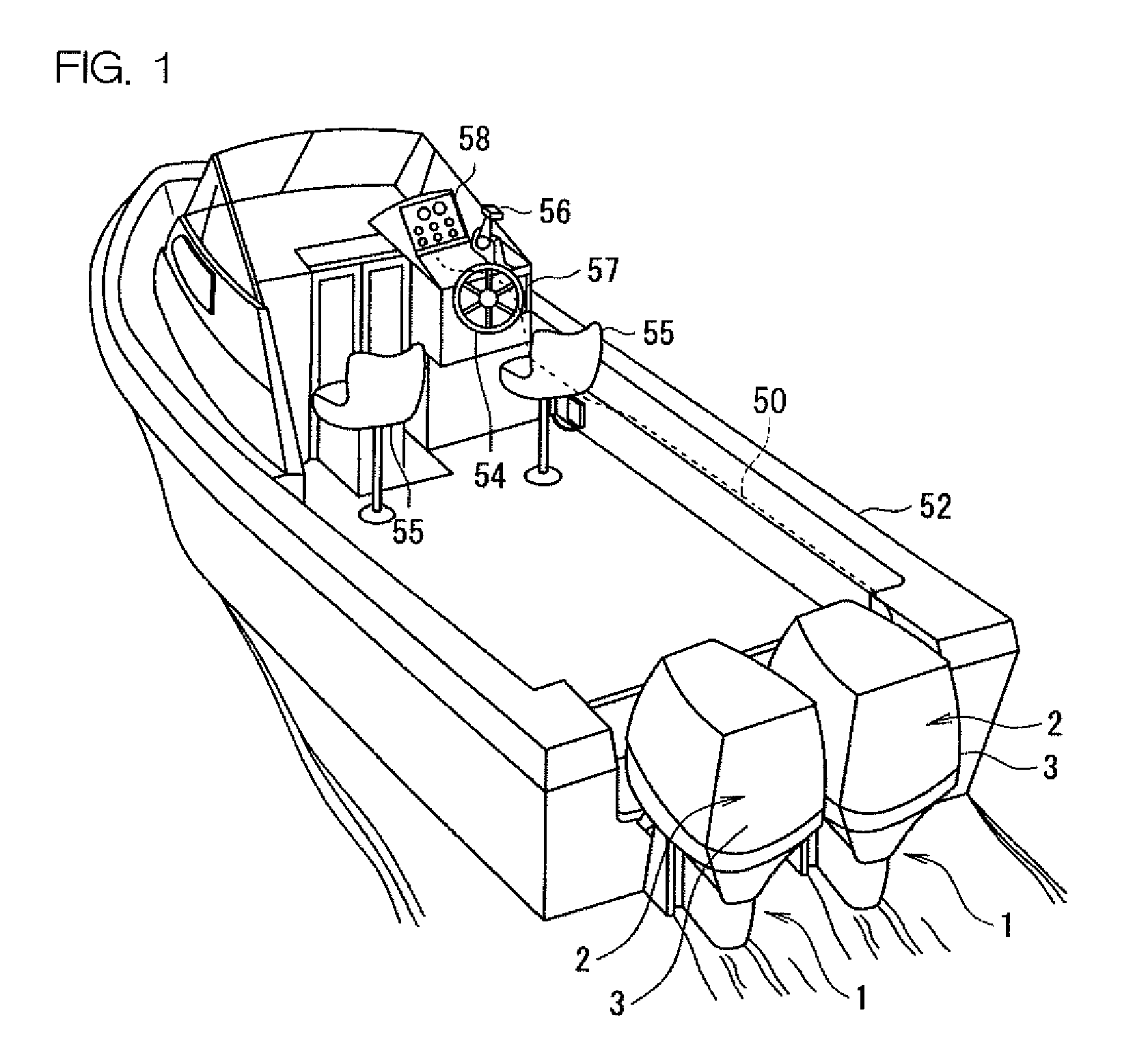 Battery charge control device and marine vessel including the same