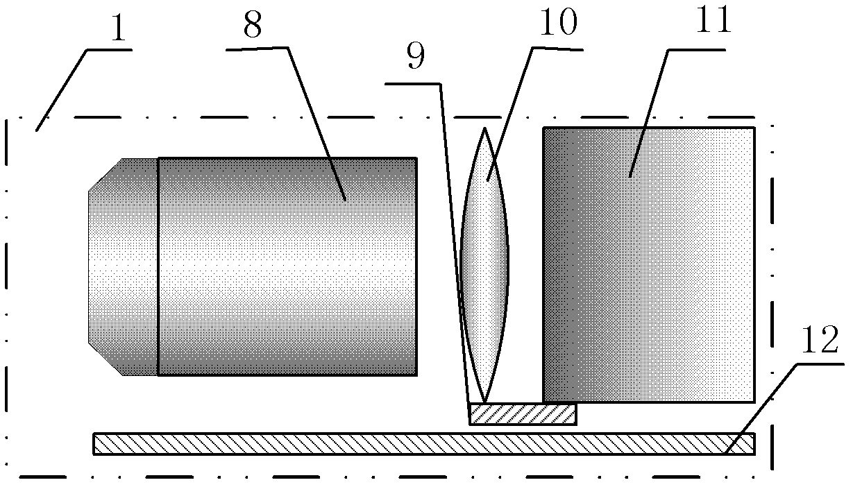 Method and device for measuring surface shape error of optical element at high precision