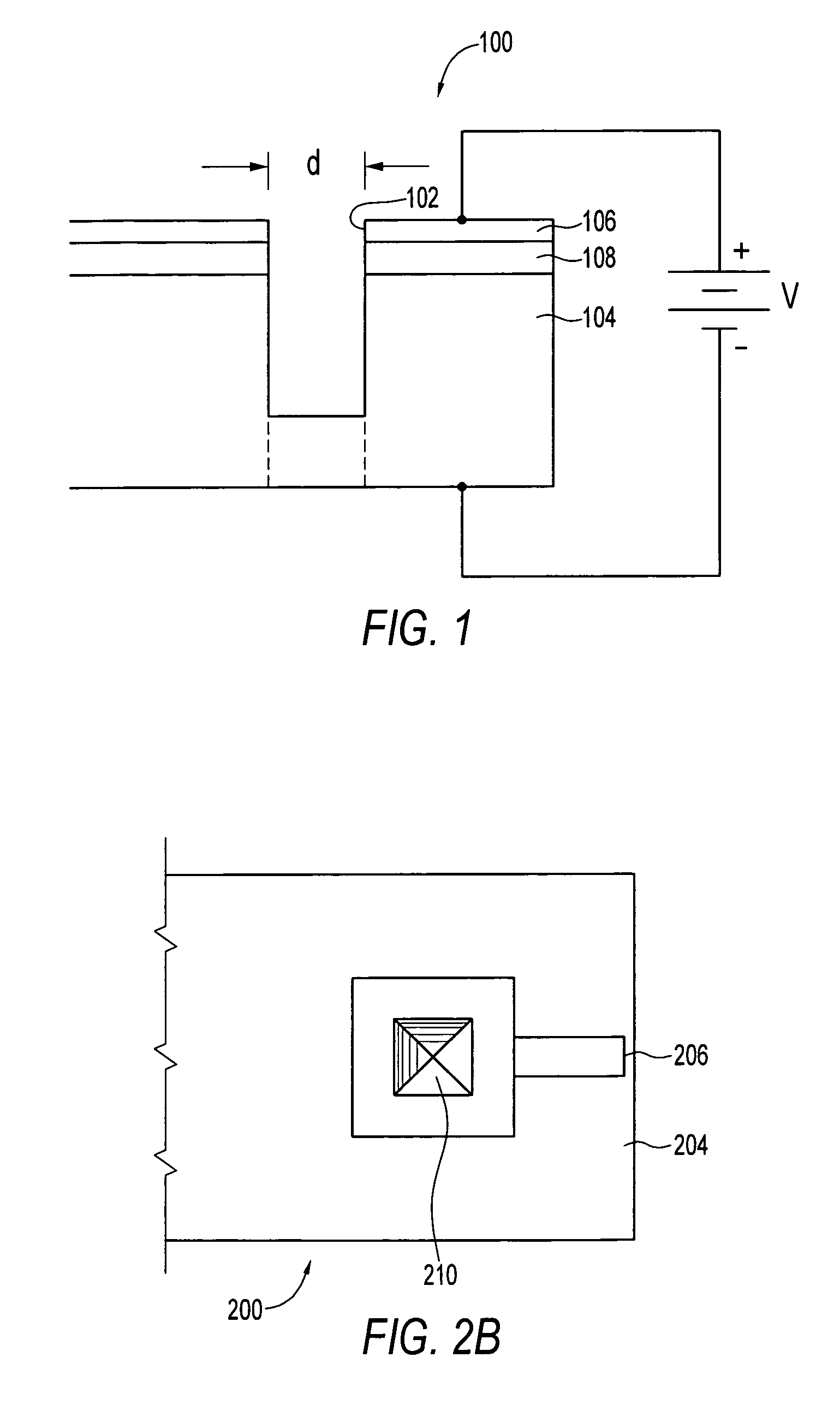 Microdischarge devices and arrays having tapered microcavities