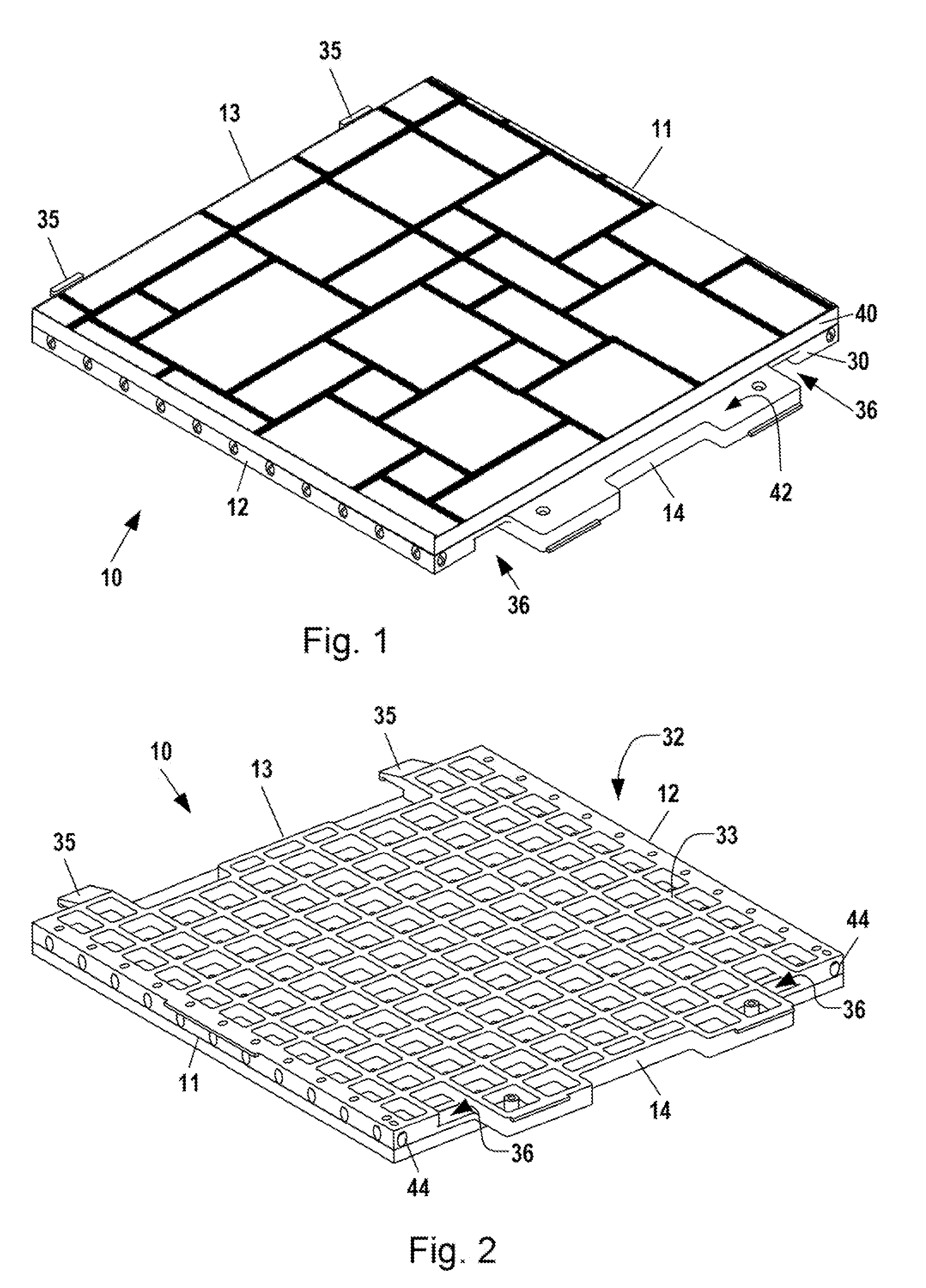 Interlocking platform panels and modules