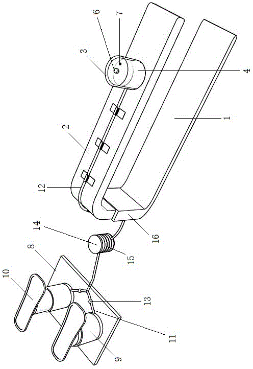 Foot step type cardio-pulmonary resuscitation pressing device