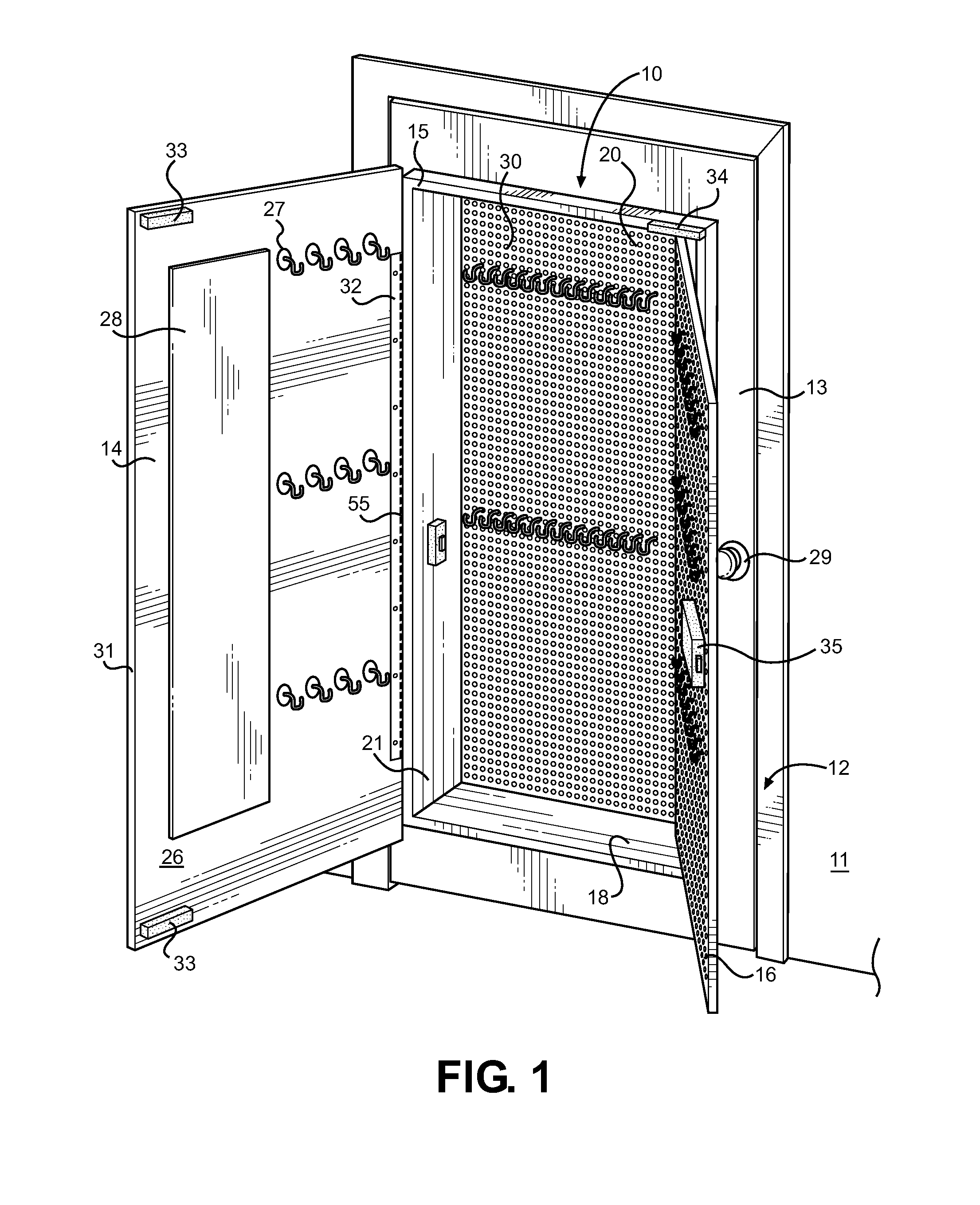 Fashion Accessory Internal Door Storage Cavity