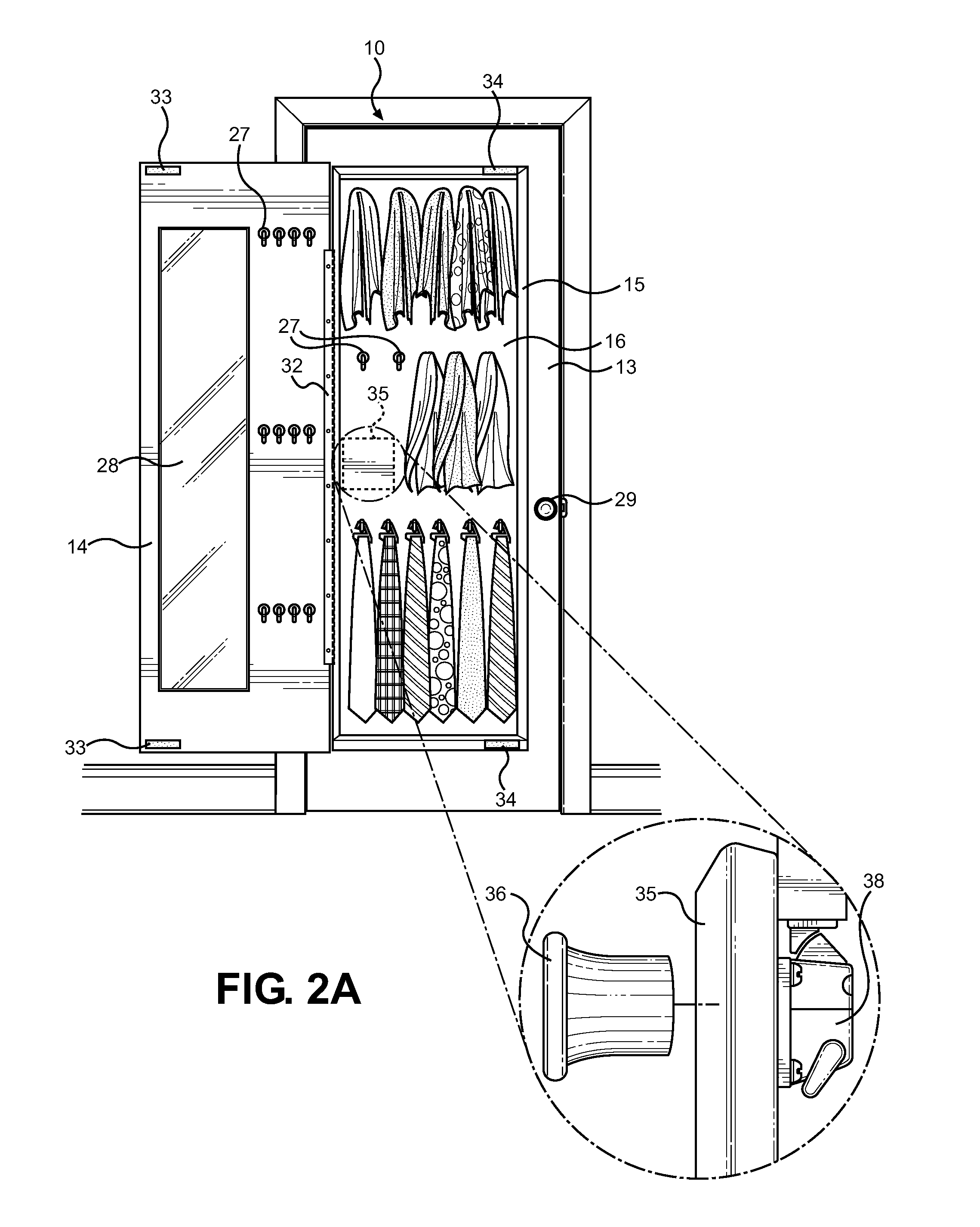 Fashion Accessory Internal Door Storage Cavity