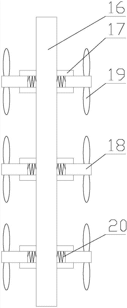 Stirring device used for biological medicine development