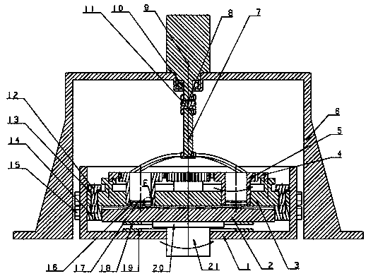 Suspension polishing device with adjustable pressure