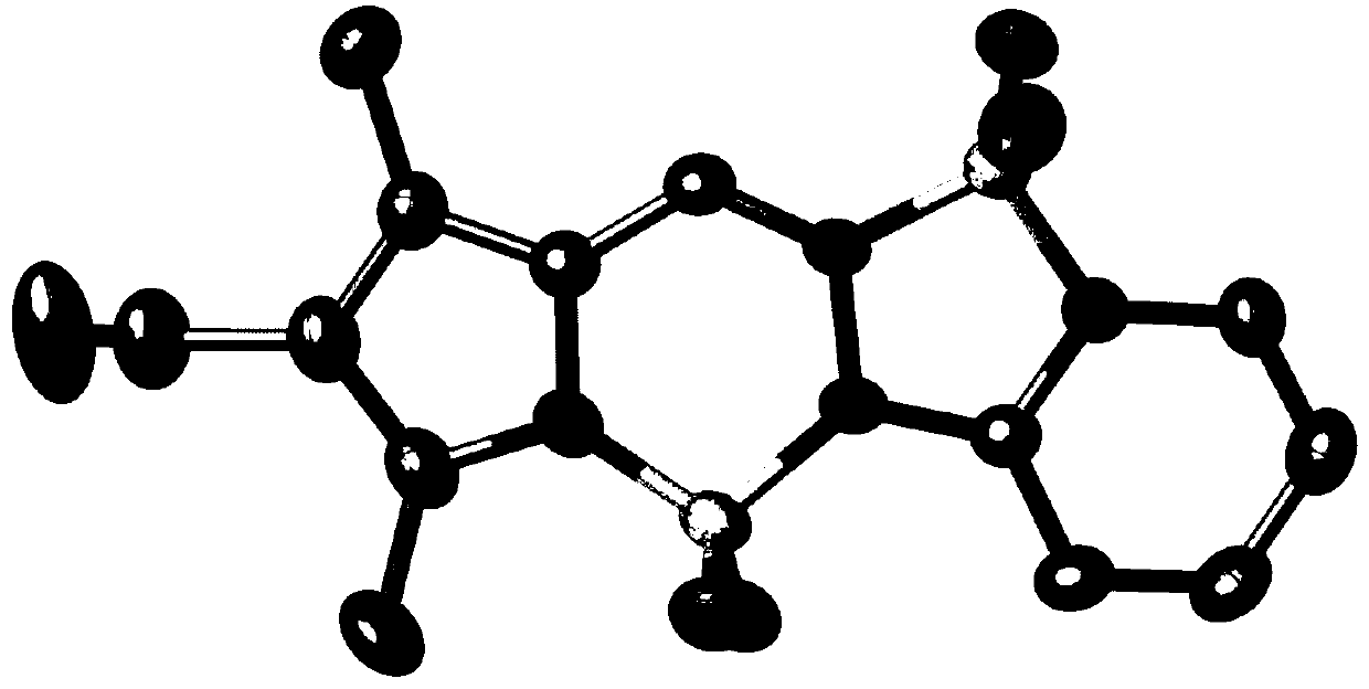 Pyrrole pyridine hydrazine difluoroboron fluorescent dye and its preparation method and application