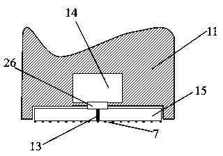 Fruit-vegetable pesticide residue extraction and sampling device and method for microfluidic detection