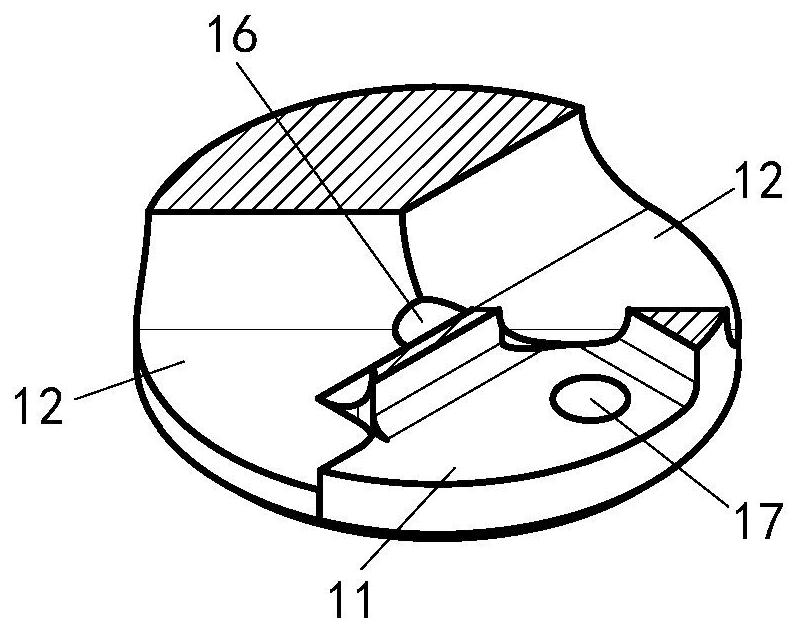 Guide claw release mechanism internally provided with transmission shaft