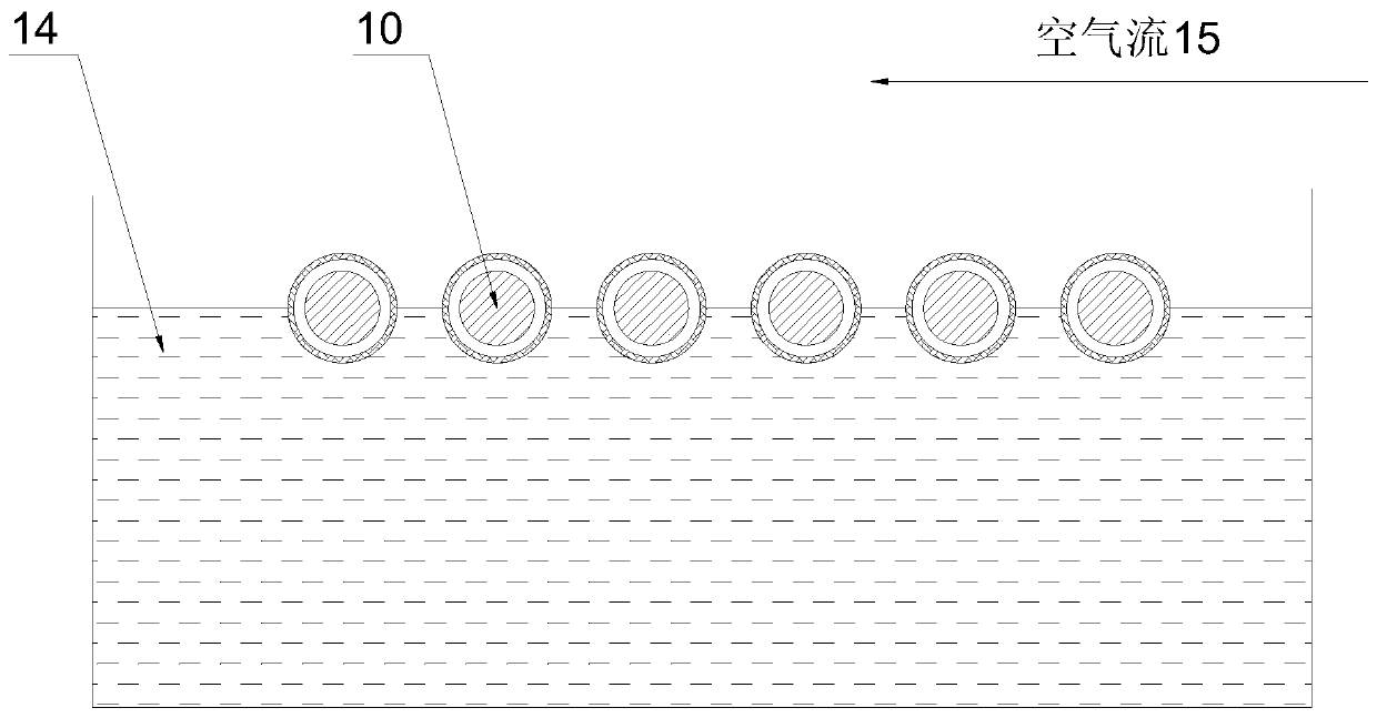 Method and device for accelerating water evaporation