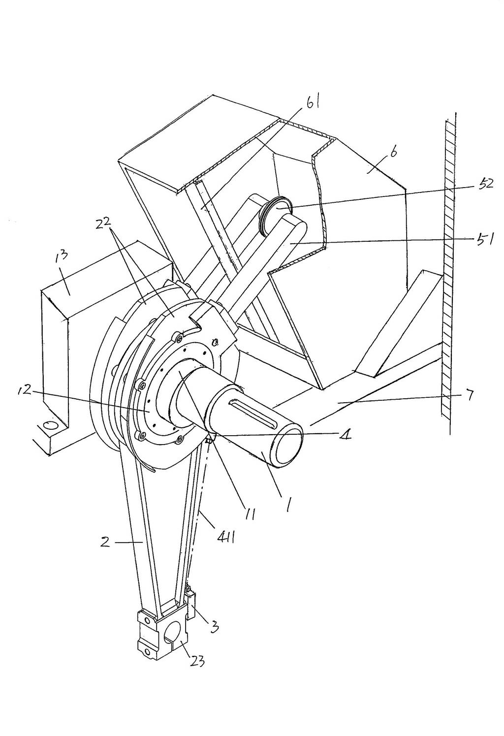 Structure-improved connection rod bearing lubricating mechanism of needle machine