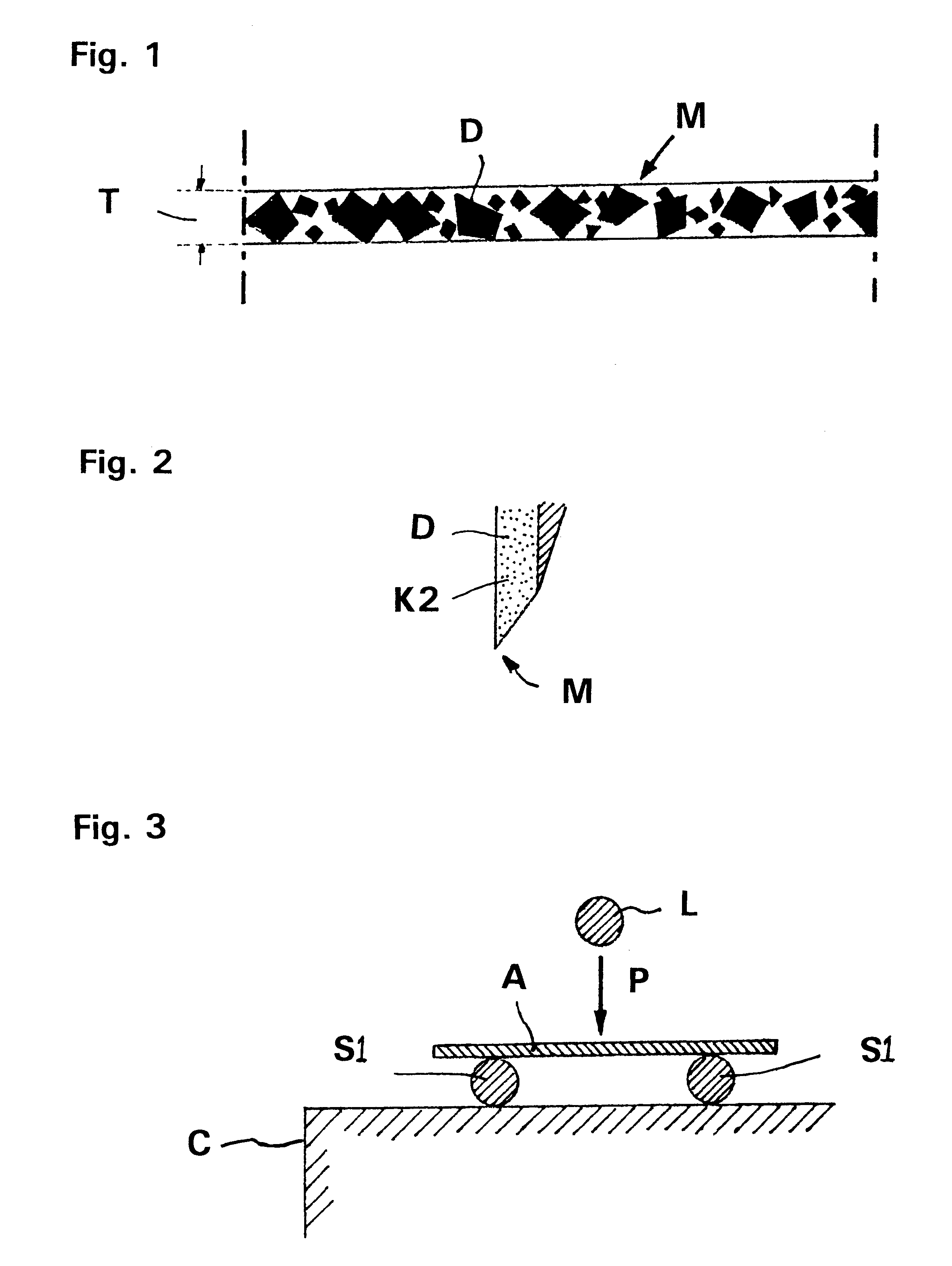 Diamond containing edge material