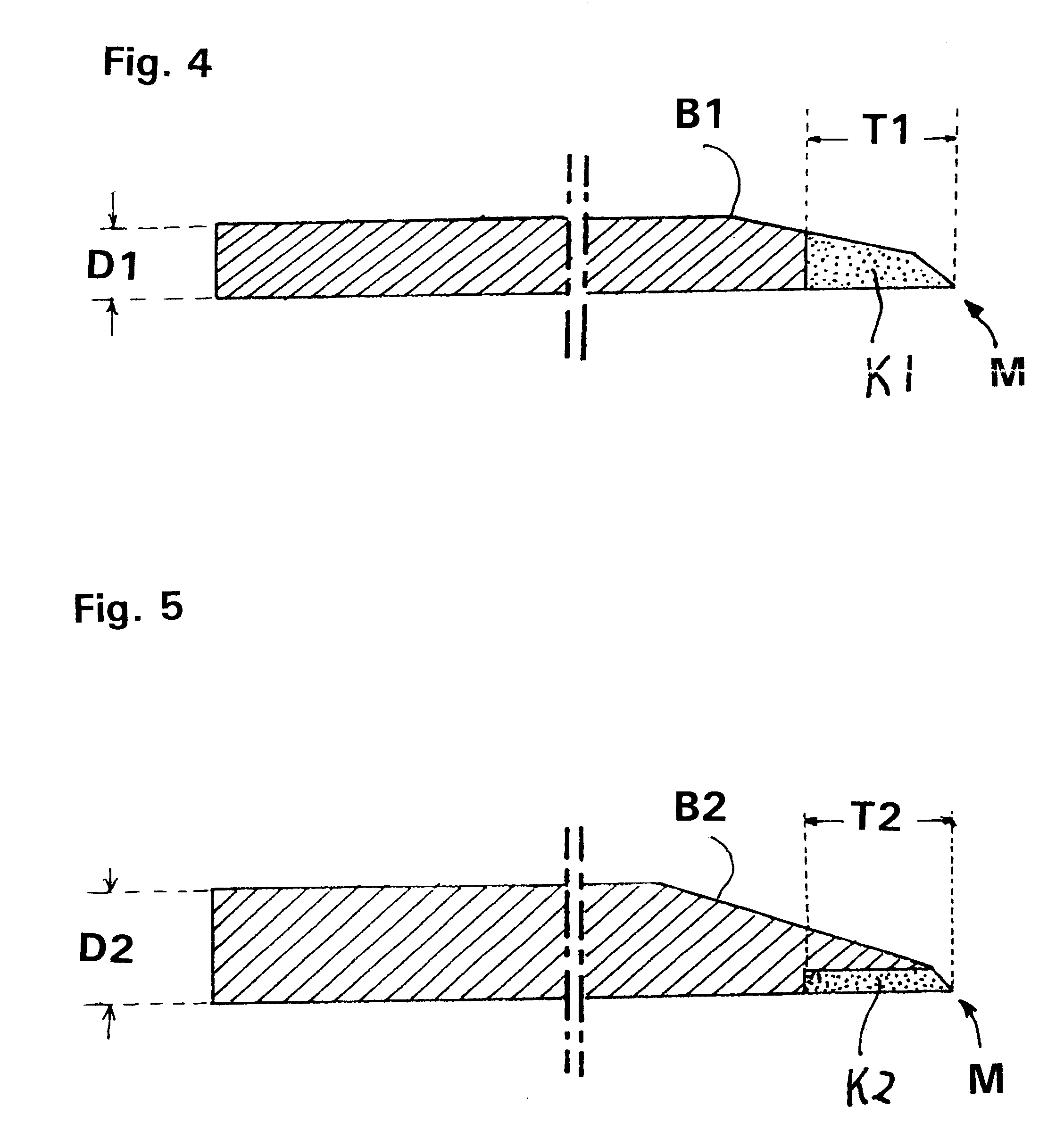 Diamond containing edge material