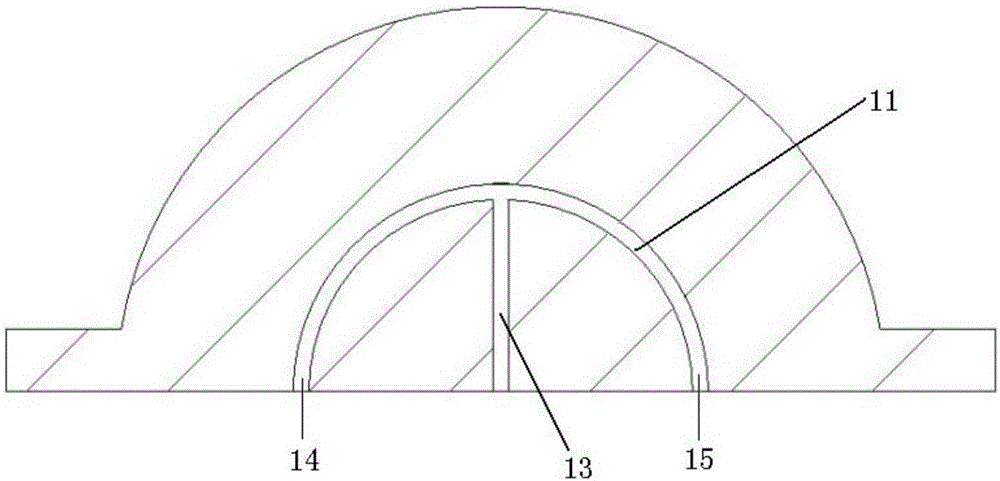 Graphite boat for epitaxial growth of horizontal liquid phase of mercury cadmium telluride thin film