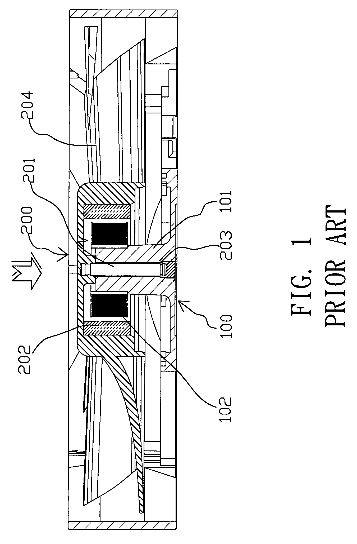 Enhanced thermal deformation resisting bearing of electric motor