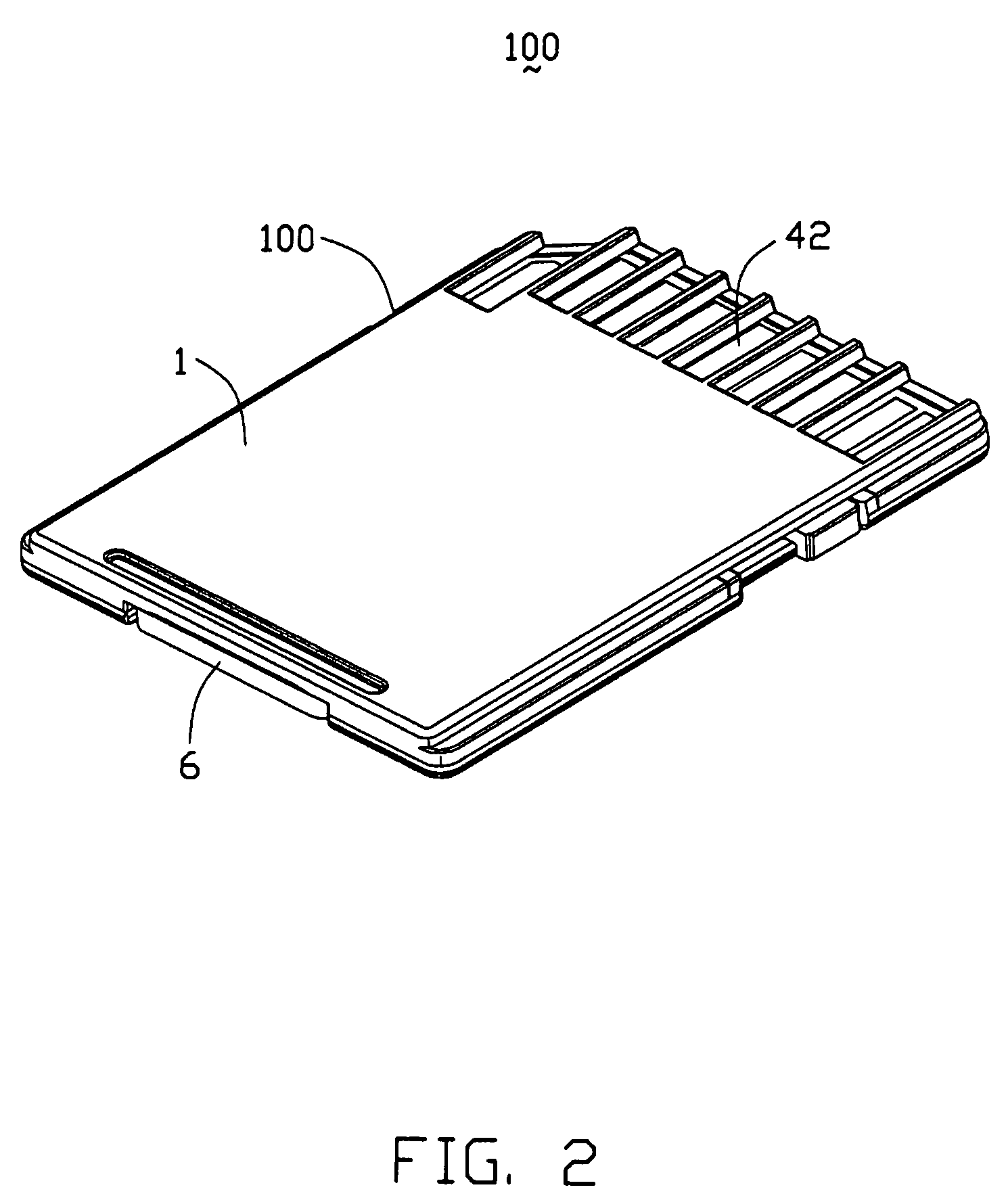 Memory card adapter with improved locking mechanism for mating with a mini memory card