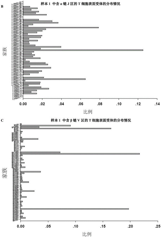 Method for simultaneously detecting multiple trace sample TCR (T cell receptor) repertoires