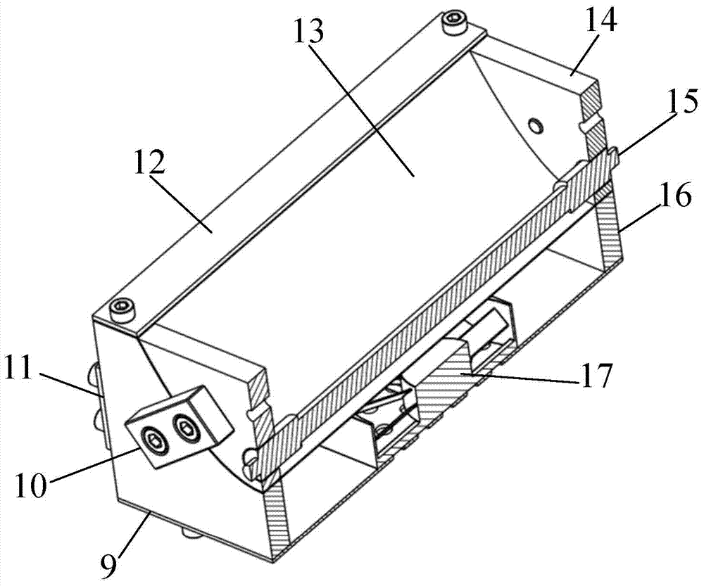 Radiation heating and temperature measuring device for phase transition process of translucent materials with low melting point