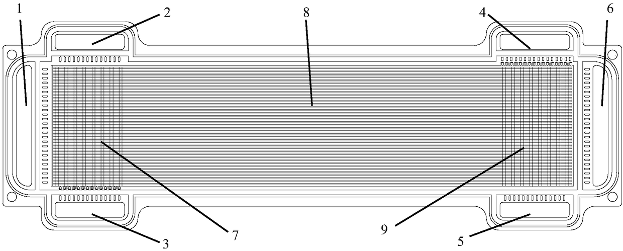 Metal bipolar plate flow field configuration with high distribution consistency