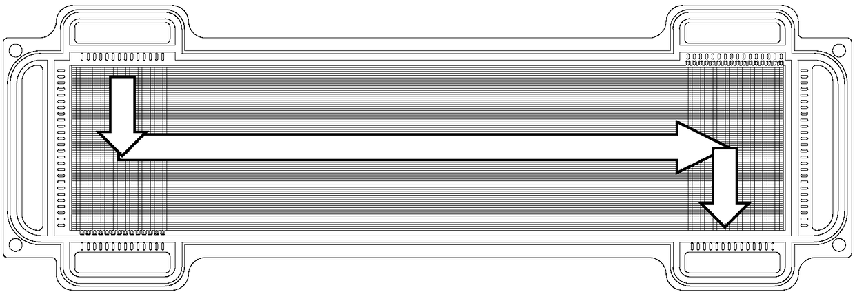 Metal bipolar plate flow field configuration with high distribution consistency