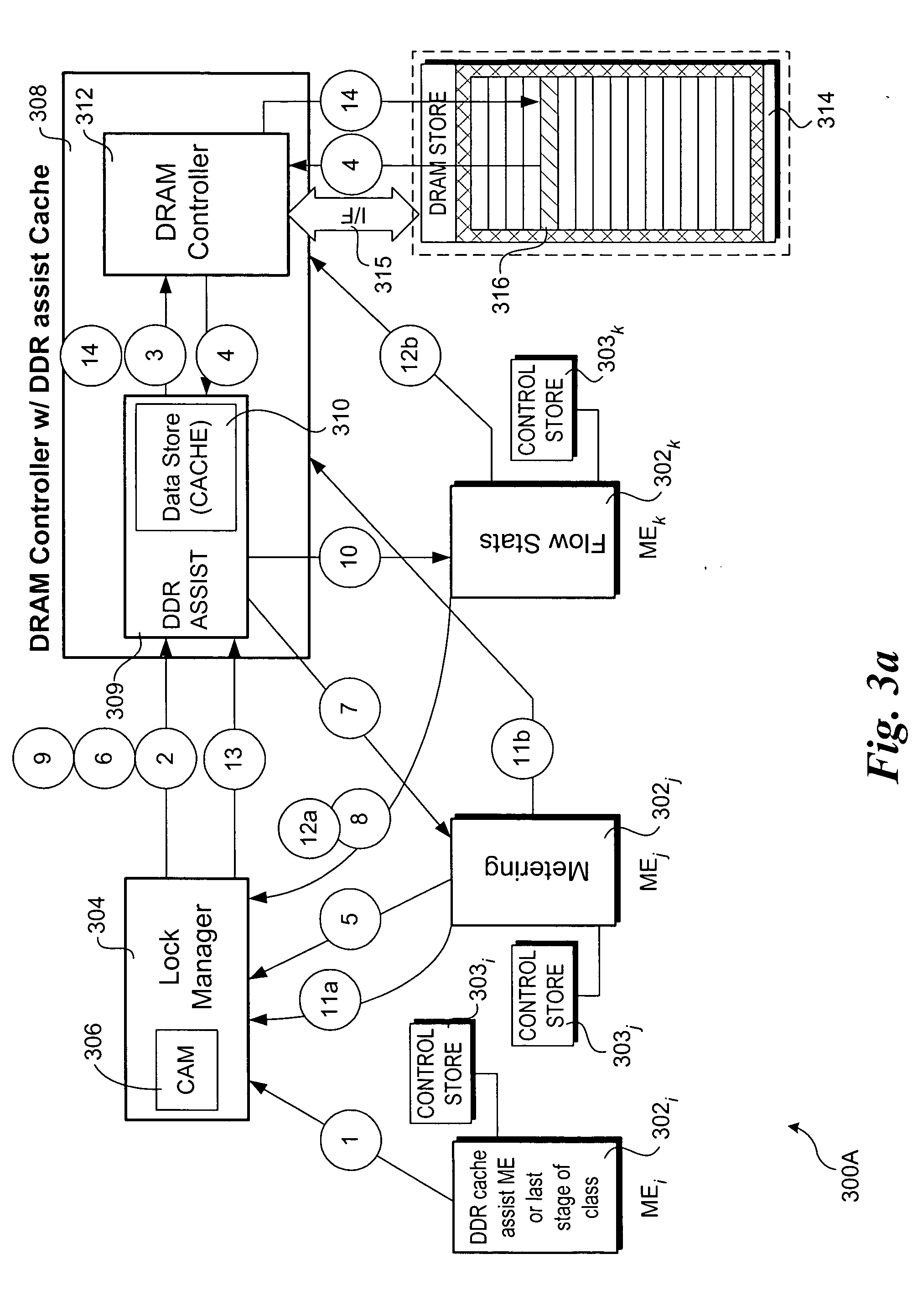 Method and apparatus to enable DRAM to support low-latency access via vertical caching