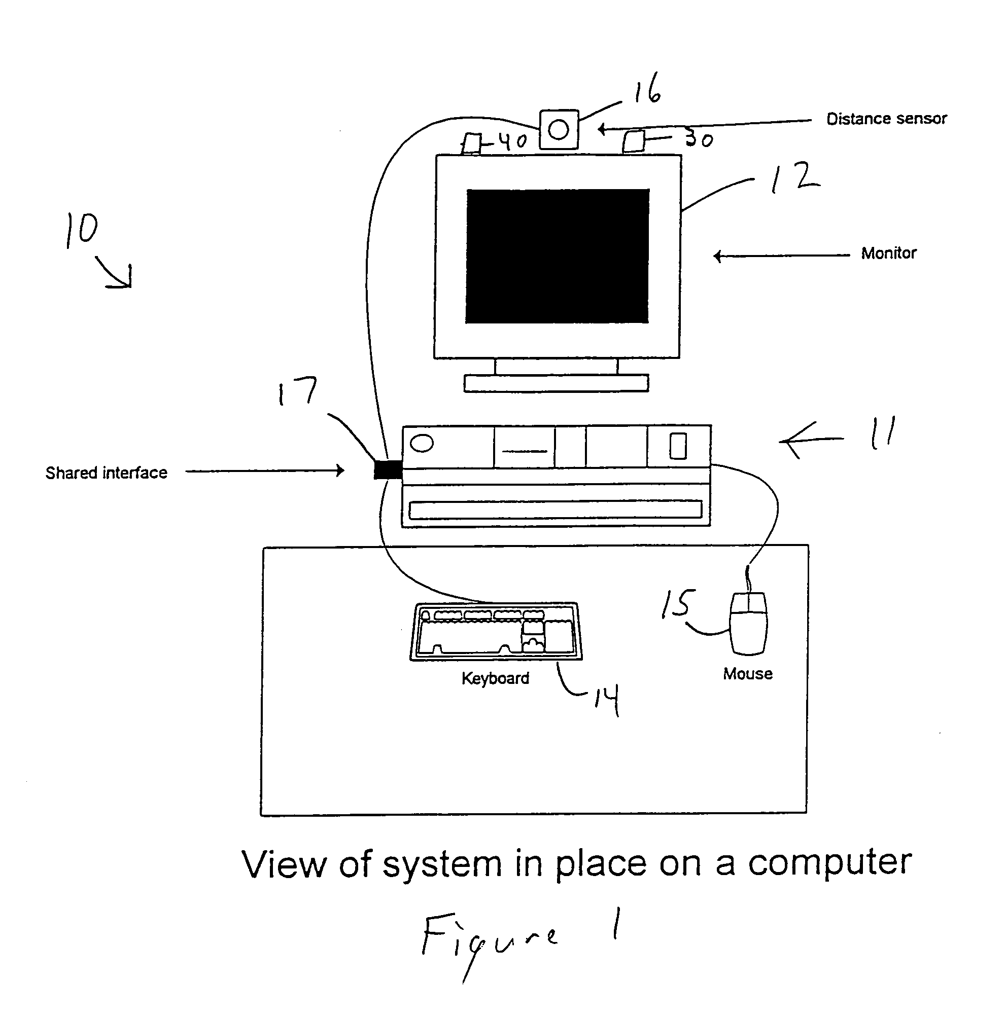 System and method for optimal viewing of computer monitors to minimize eyestrain