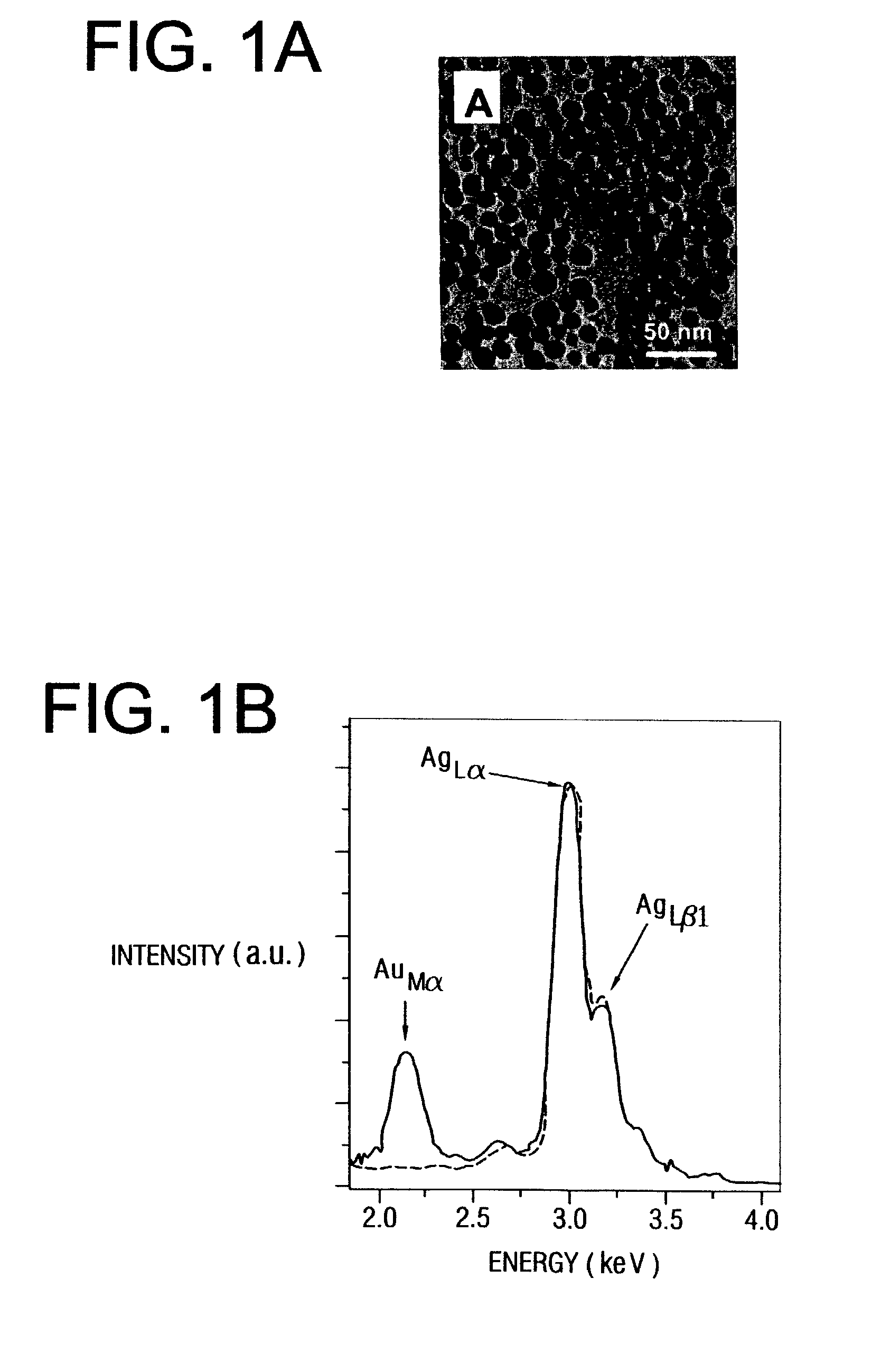 Non-alloying core shell nanoparticles