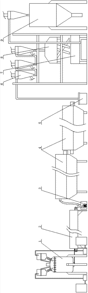 Feeding-controllable water absorbing resin particle production system