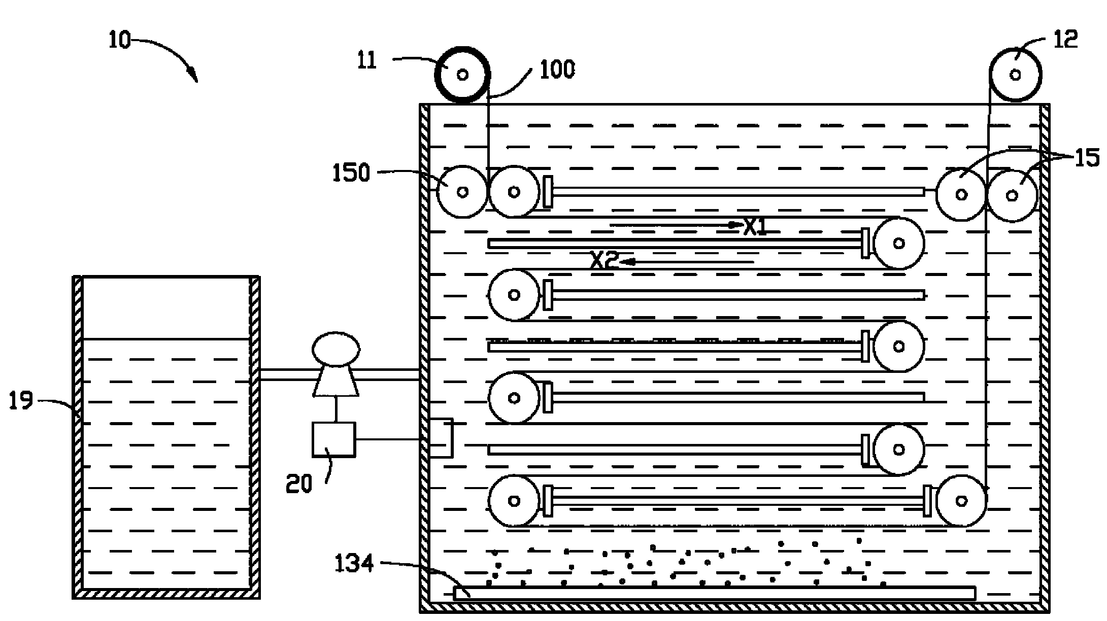 Electroplating device