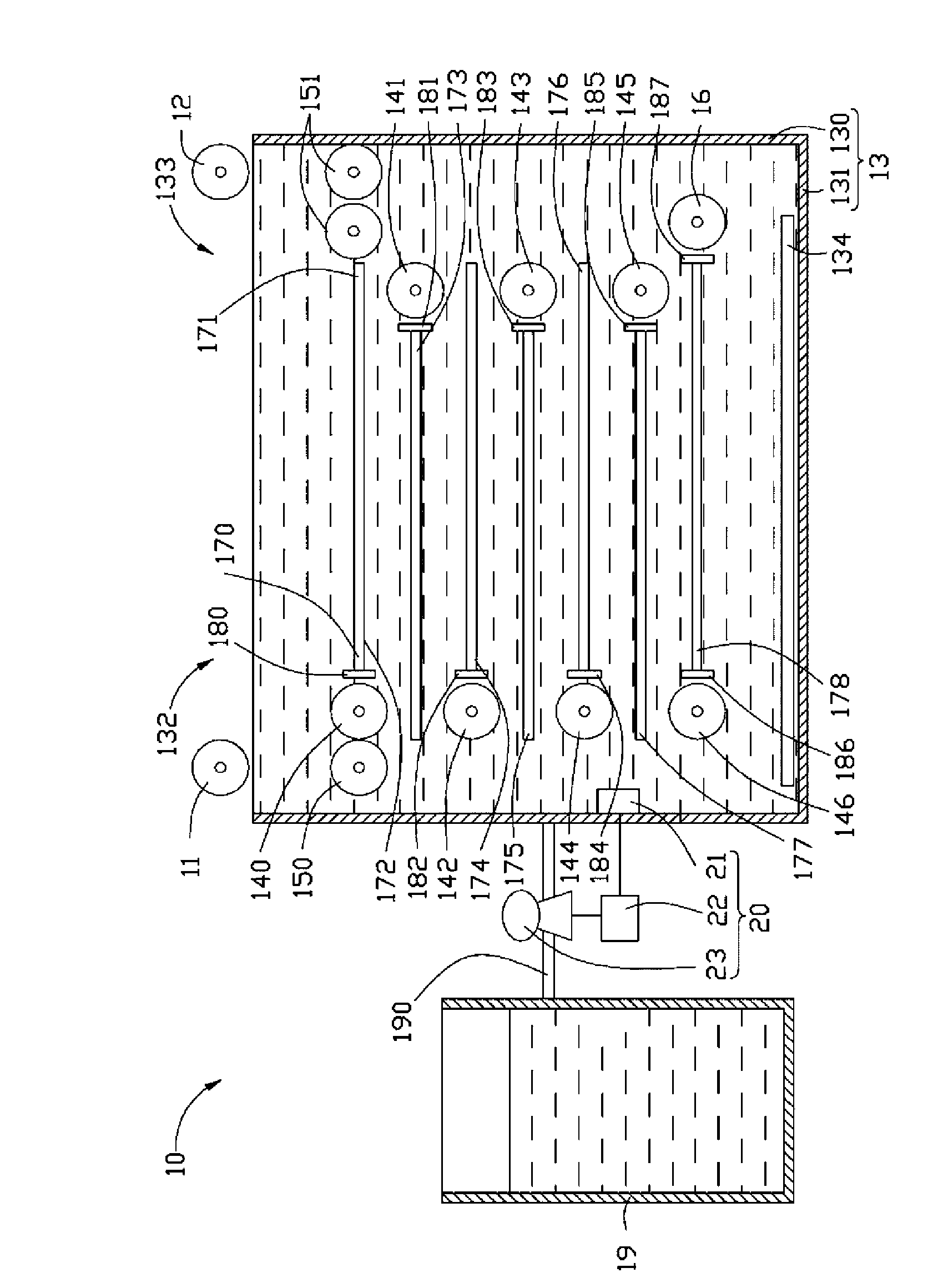 Electroplating device