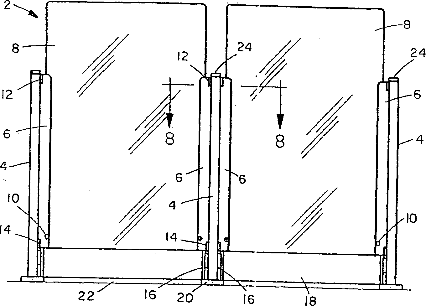 Fixed barrier module