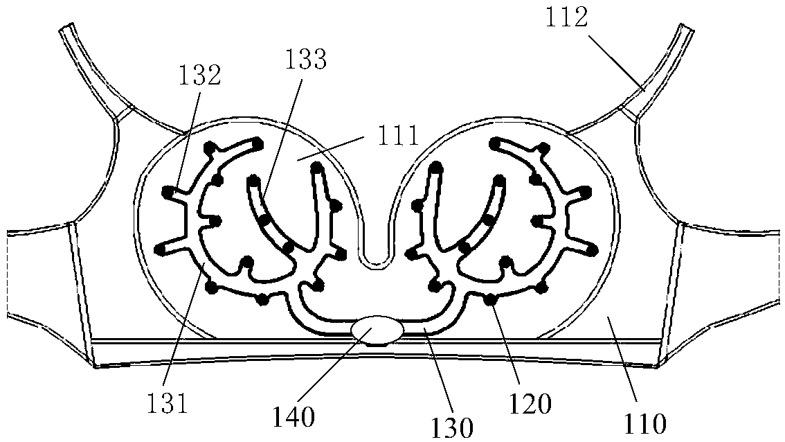 Breast cancer detection bra and detection system