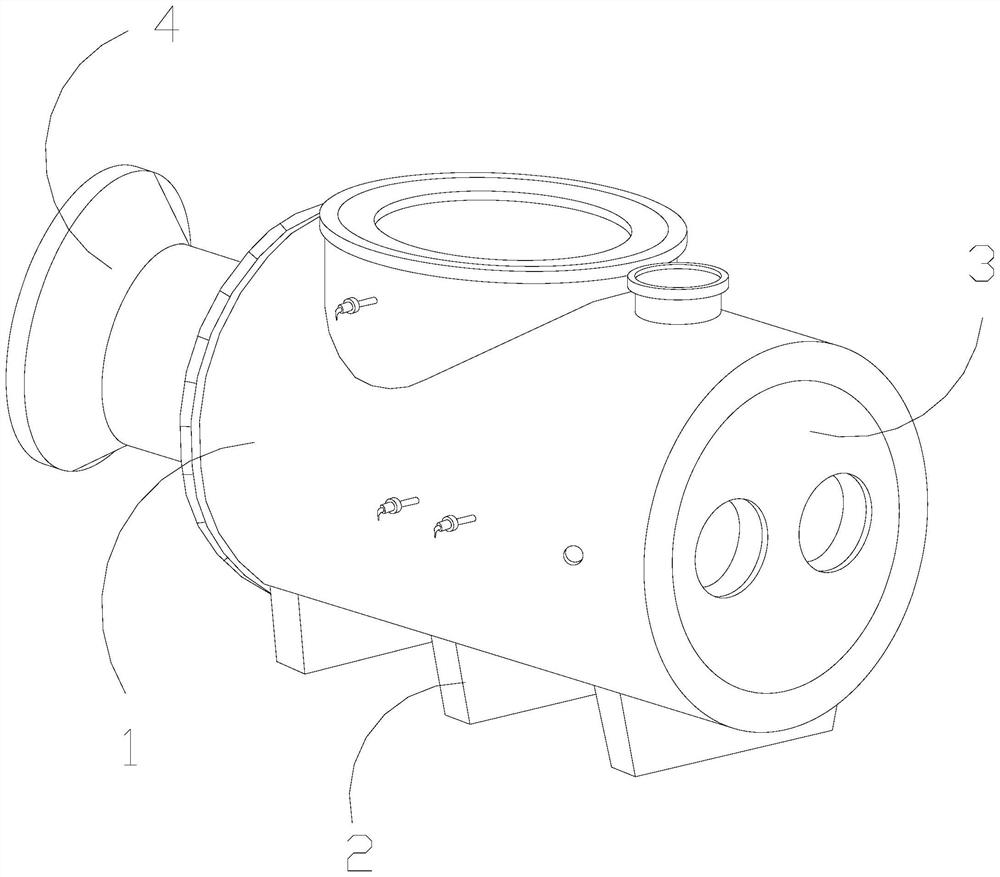 Hot blast stove of drying equipment