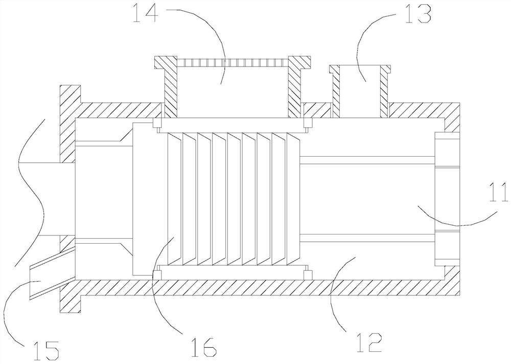 Hot blast stove of drying equipment