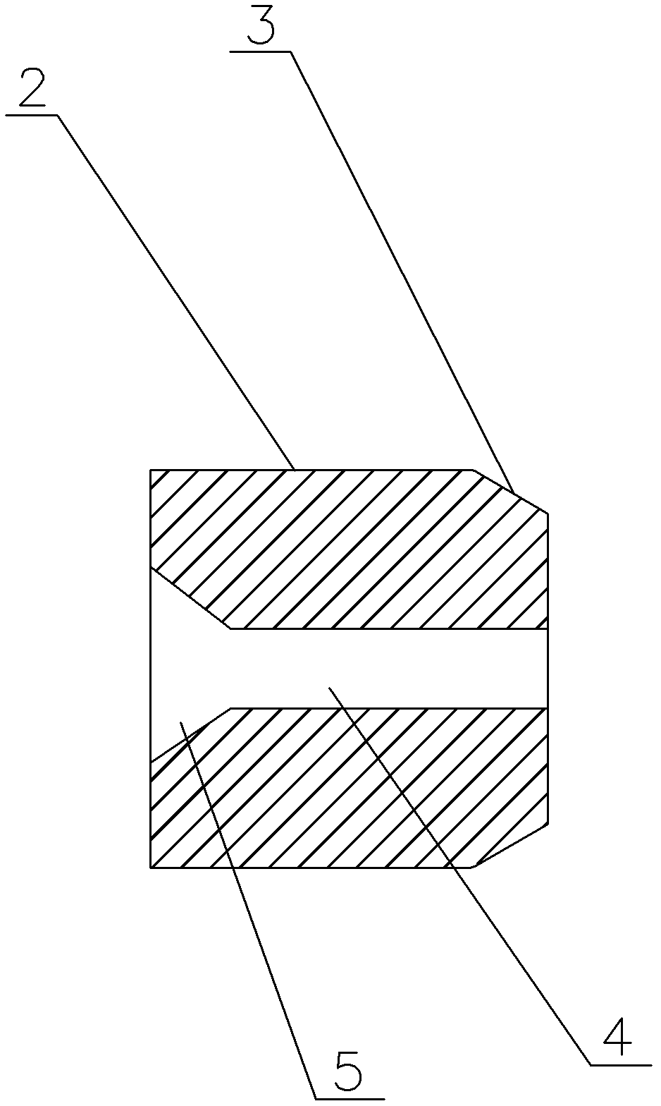 A large aperture ceramic ferrule