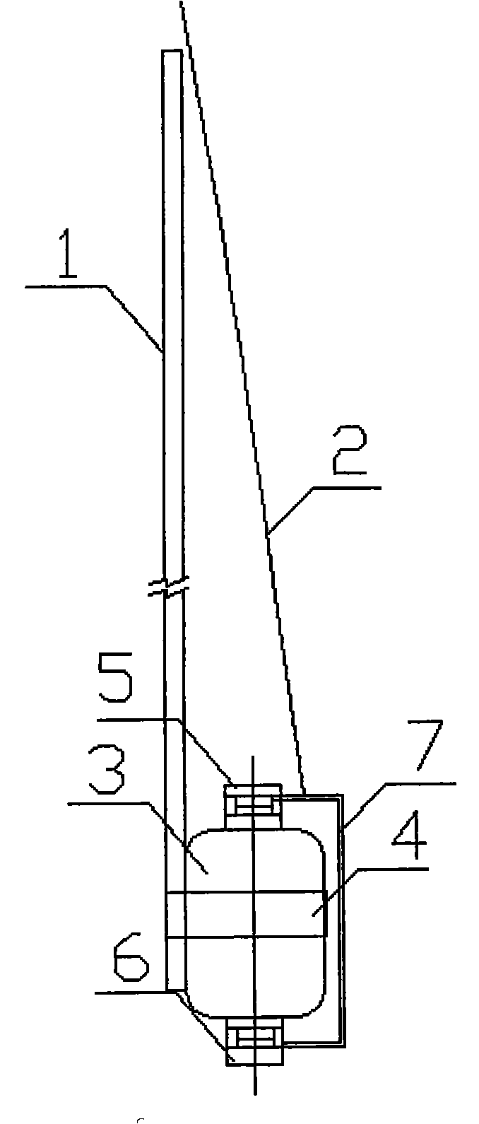 Shallow water type water quality measurement sampler