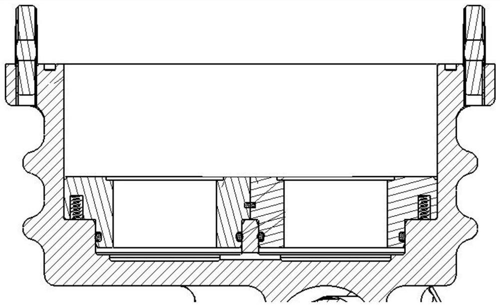 8-shaped bearing removal device and removal method