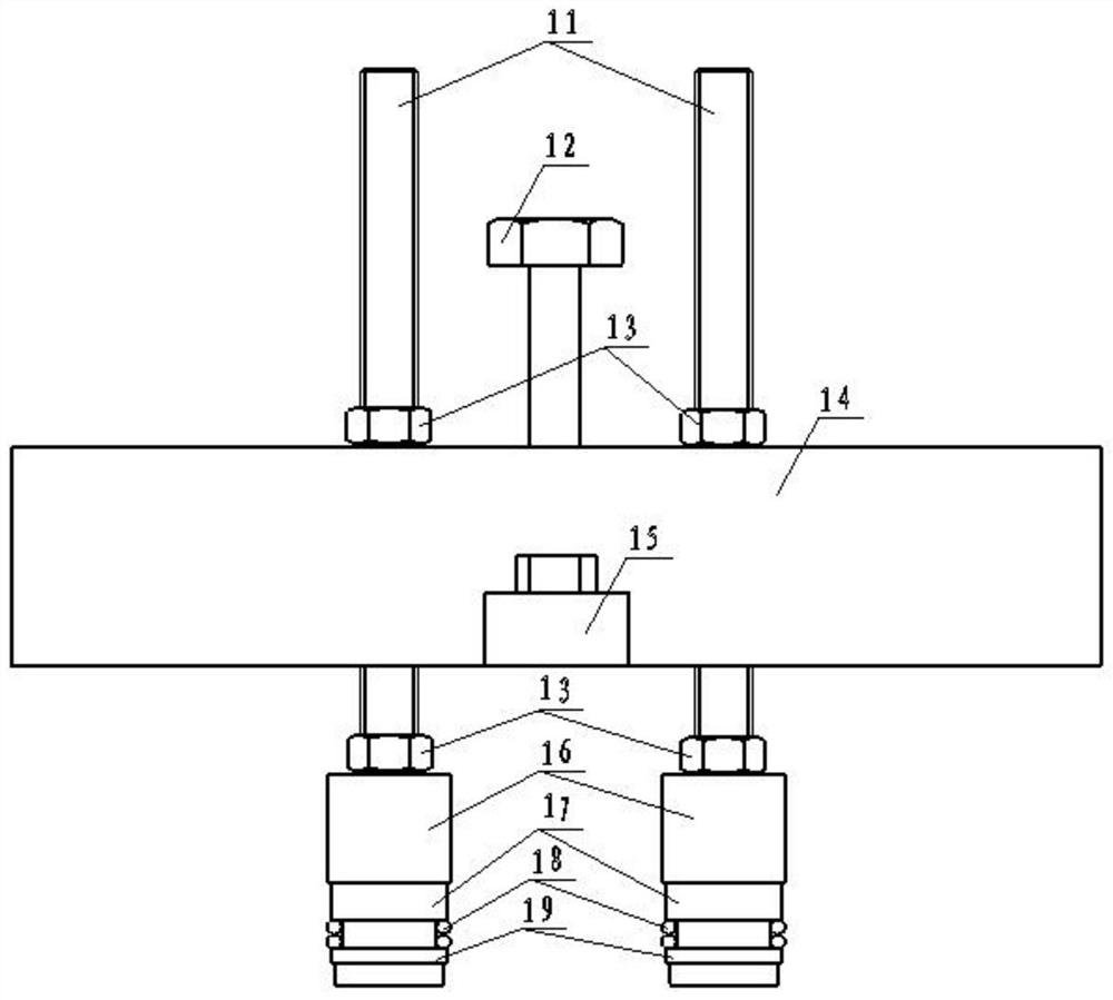 8-shaped bearing removal device and removal method