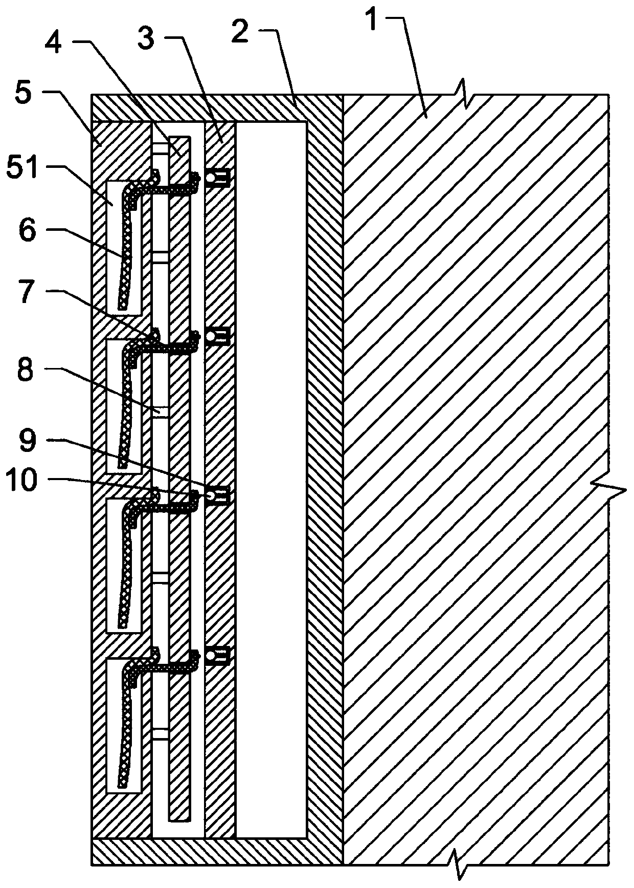 Building exterior noise reduction structure