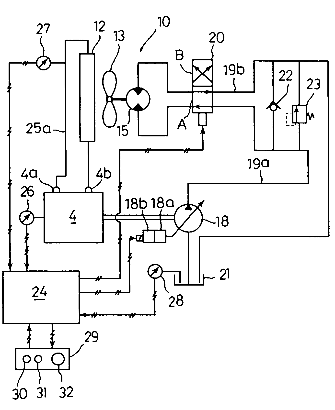 Cooling system for work machine